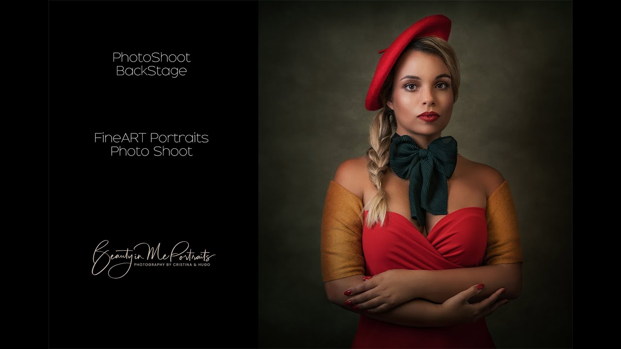 Backstage of our FineART Photoshoot with Beatiful Alexandra