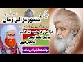 About Huzur Ghazali E Zaman Allama Syed Ahmed Saeed Kazmi In Madani Muzakra By Maulana Ilyas Qadri