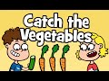 Vegetable Children&#39;s Song - Catch the Vegetables Song | healthy habits &amp; eating | Hooray Kids Songs