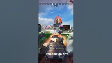 Rampart clutches the squad wipe in pubs #apexlegends #apexlegendsclips #apex