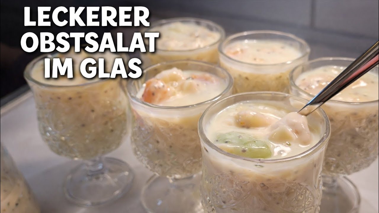 VOĆNA SALATA- 💥Preukusna, kremasta i osvježavajuća! Odlicna ideja za iftar #ramadan 