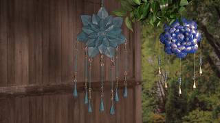Artisan Dimensional Floral Wind Chime 2WC1918 by Evergreen