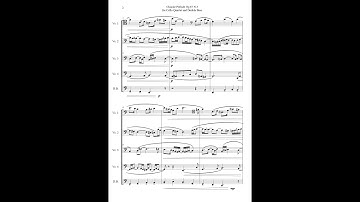 Max Reger - Chorale Prelude Op.67 N.3 for Cello Quartet and Double Bass - Sheet Music