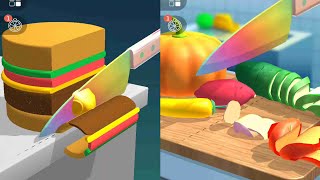 memotong kue dan buah  ASMR Slicing !! Game play Android Ofline screenshot 4