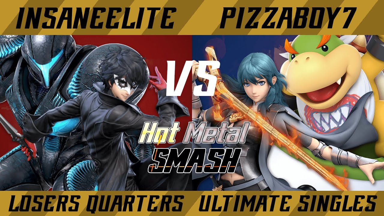 Hot Metal Smash #14 Losers Quarters - InsaneElite (Joker, D. Samus) vs. Pizzaboy7 (Byleth, Jr.) SSBU
