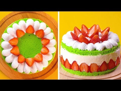 making-easy-watermelon-dessert-|-homemade-cake-decorating-tutorials-|-so-tasty