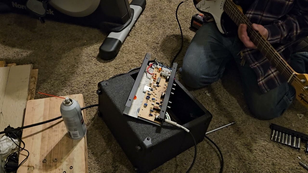 REPAIRED : 1988 Peavey USA made rage amplifier guitar fixed