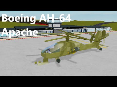 Boeing Ah 64 Apache Showcase Plane Crazy Youtube - roblox plane crazy apache helicopter tutorial