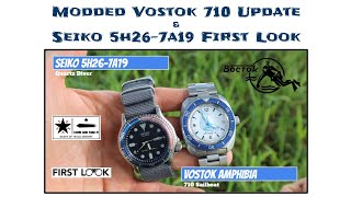 Modded Vostok 710 Update & A First Look at my Seiko 5H26-7A19 - YouTube