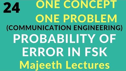Probability of Error in FSK-OCOP24-TRB ECE