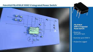New This Week at Mouser Electronics – Fairchild FSL4110LR 1000V Integrated Power Switch