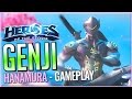 Genji Gameplay on Hanamura - Heroes of the Storm