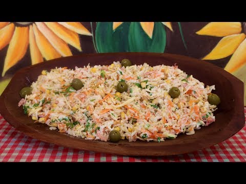 Vídeo: Como Cozinhar Arroz Para Salada