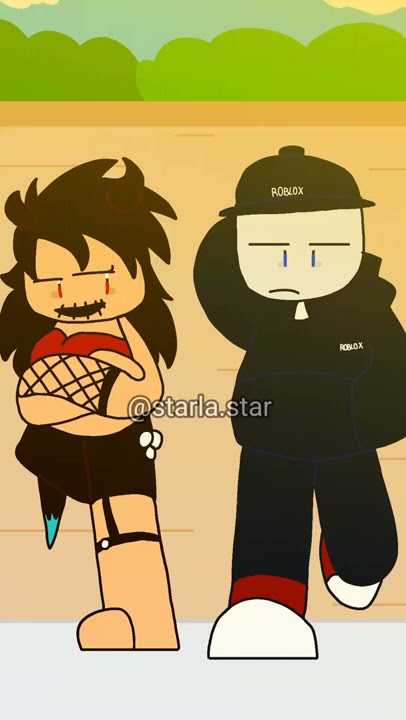 Never Online Date 😌 #roblox #starlaandnoob #robloxanimation #shorts #animation #robloxslenders