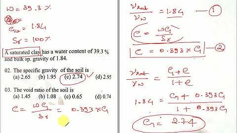 Geotechnical Engg- MCQ s - Topic- Origin and Properties of soil- Part 2