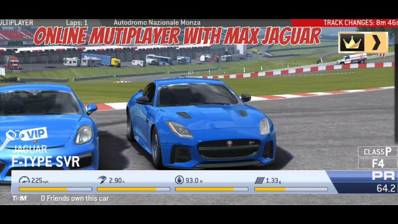 Real Racing 3 Online Multiplayer with jaguar - YouTube