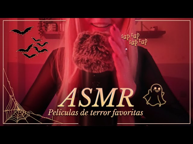 ASMR ✧ Recommending horror movies for Halloween 🎃🖤 [mic caressing, binaural]