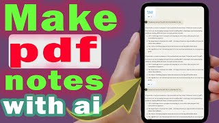 How to make notes from pdf using ai (100% FREE) screenshot 1