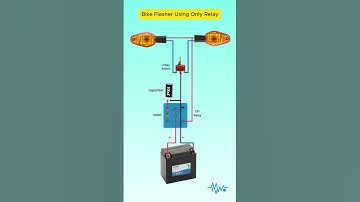 Bike Indicator Flasher Circuit (Ultra Simple) #Shorts