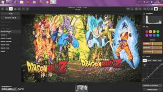 Como Conbertir Una Imajen De Dragon Ball Z A Waiipaper screenshot 4