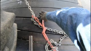 WHAT EVERY NEW TRACTOR OWNER NEEDS TO KNOW: THE SECRET TO USING CHAIN BINDERS TO HAUL W YOUR TRAILER