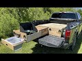 DIY Truck Bed Drawers w/ Full Kitchen (FREE Plans) | Overland Stealth Camper Ep. 1