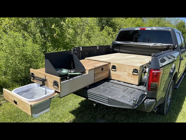 DIY Truck Bed Organizer Set Up: Awesome Hunting Fishing & Camping