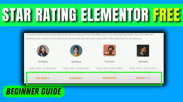 How to add star rating elementor For Free (2025 Updated)