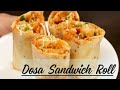 Dosa sandwich Roll/പിസ്സ പോലൊരു ദോശ റോൾ