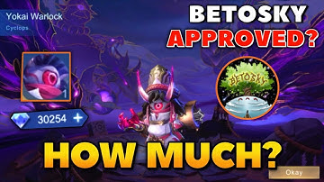 HOW MUCH IS CYCLOPS COLLECTOR SKIN YOKAI WARLOCK? BETOSKY APPROVED? GRAND COLLECTION EVENT - MLBB