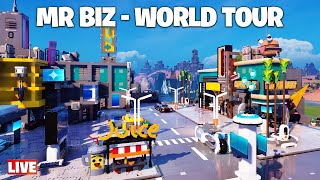 🔴 LIVE | LEGO Fortnite -  Mr BIZ World Tours!