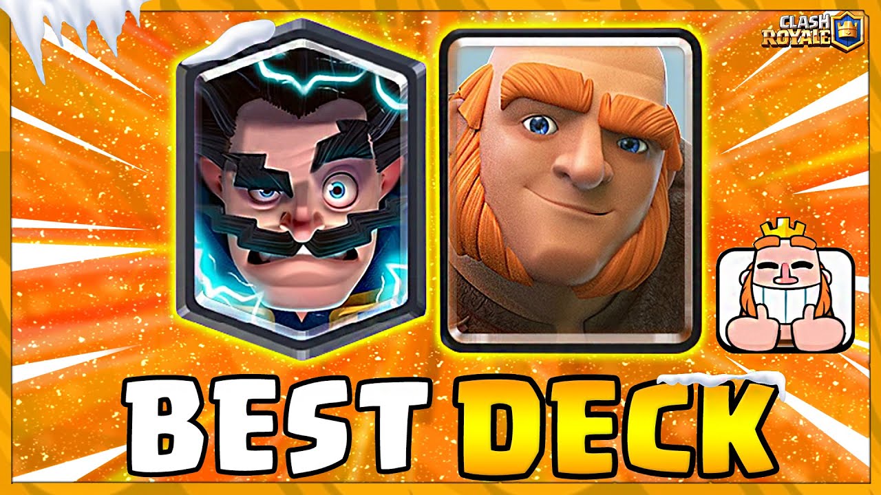 best-giant-deck-with-electro-wizard-in-clash-royale-youtube
