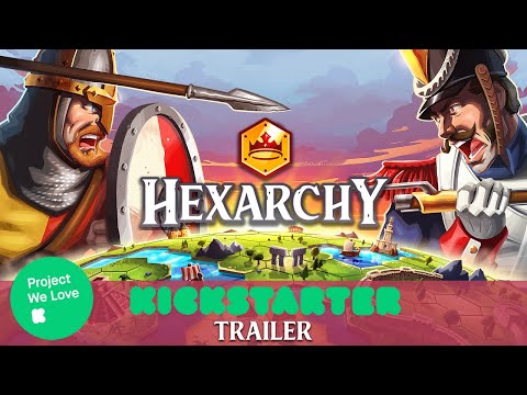 Hexarchy - 4x Deck Builder - Kickstarter Trailer