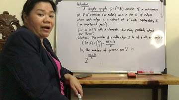 Graph (3/7) Simple Graph | Prof. Glenda R. Tandingan