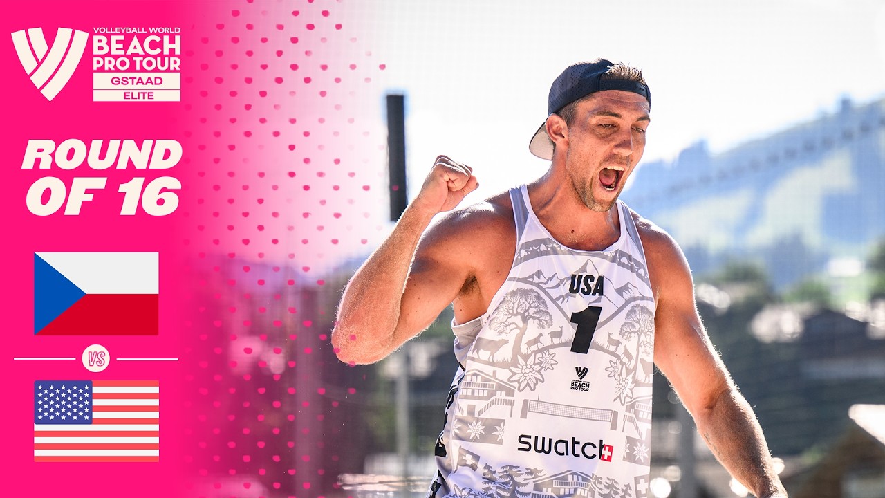 Perusic/Dzavoronok vs. Crabb Tr./Budinger - Round of 16 Highlights | Gstaad 2026 #BeachProTour