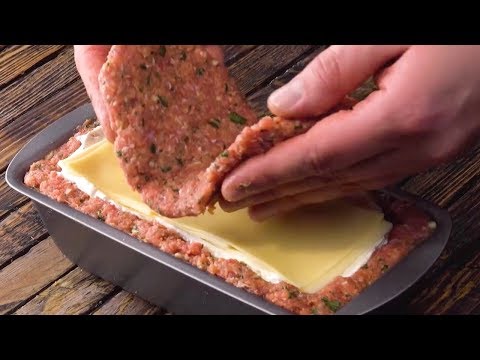 Hackfleisch-Pfanne mit Gemüse. 