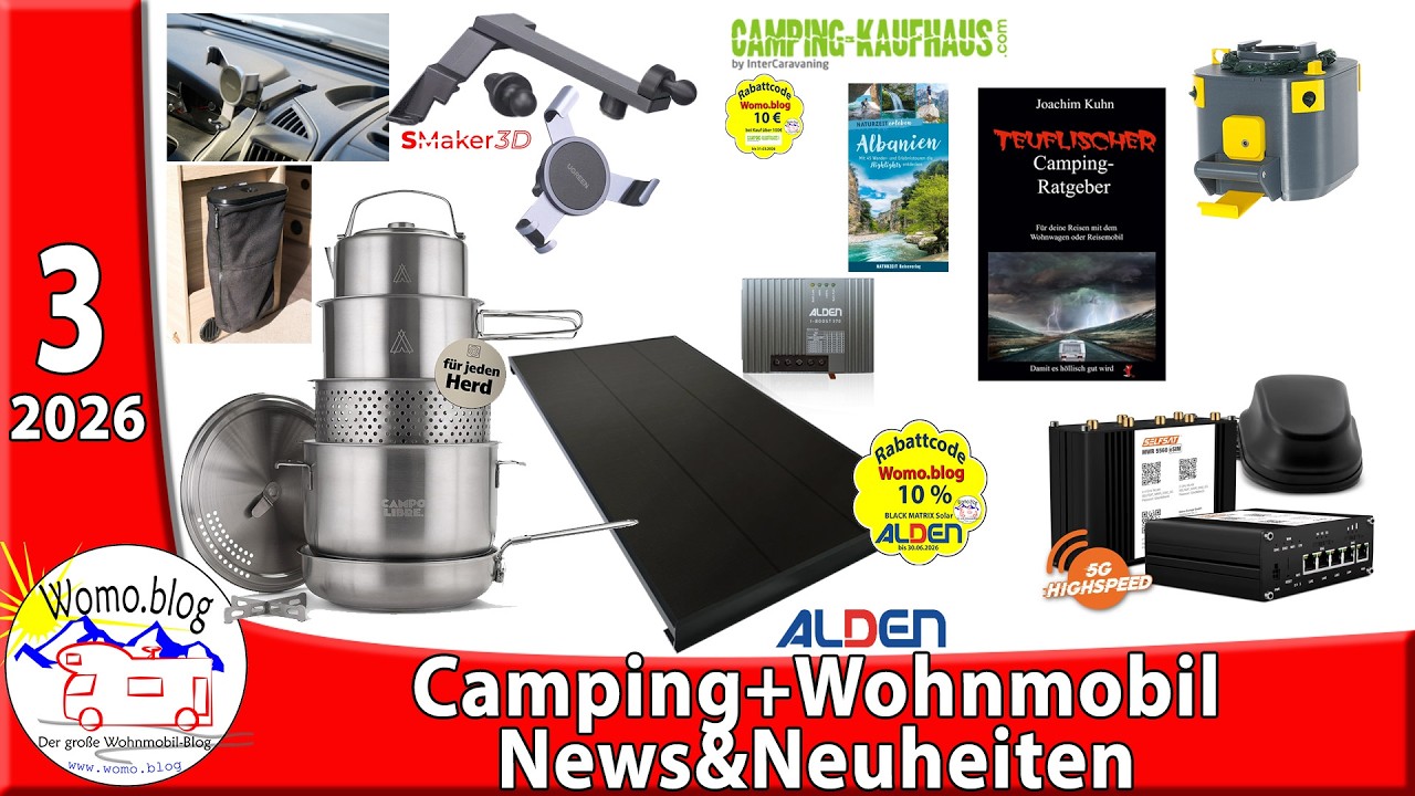 Camping und Wohnmobil News&Neuheiten 3/2026
