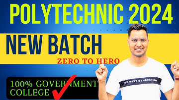polytechnic 2024 new batch zero to hero 100% government college | raceva academy