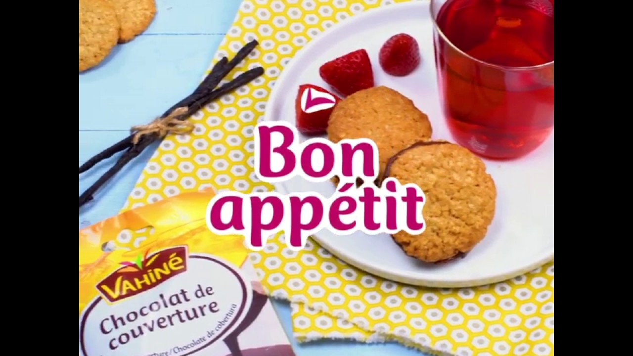 Recette Tendance Biscuits Suedois Aux Flocons D Avoine Et Chocolat Vahine Youtube