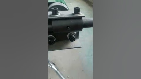 Semi automatic folder gluer adjustment  :  compress belt 1