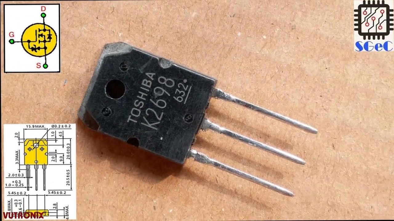 [SGeC] 2SK2698 N-Channel MOSFET 500V-15A-150W