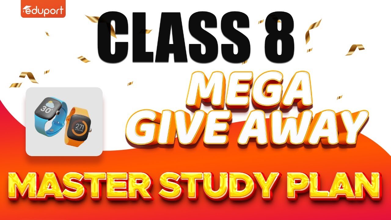 Class 8 | മാരക Giveaway + Study Plan 🔥 | Eduport Class 8 #giveaway 💥 ...