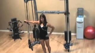 Body-Solid GDCC200 Functional Cable Crossover - One Arm Cable Lateral