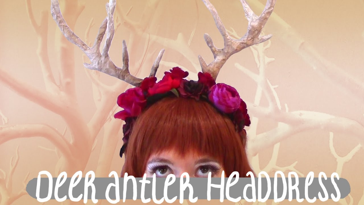Deer Antler Headdress Tutorial: Cheap and Easy Halloween Costume