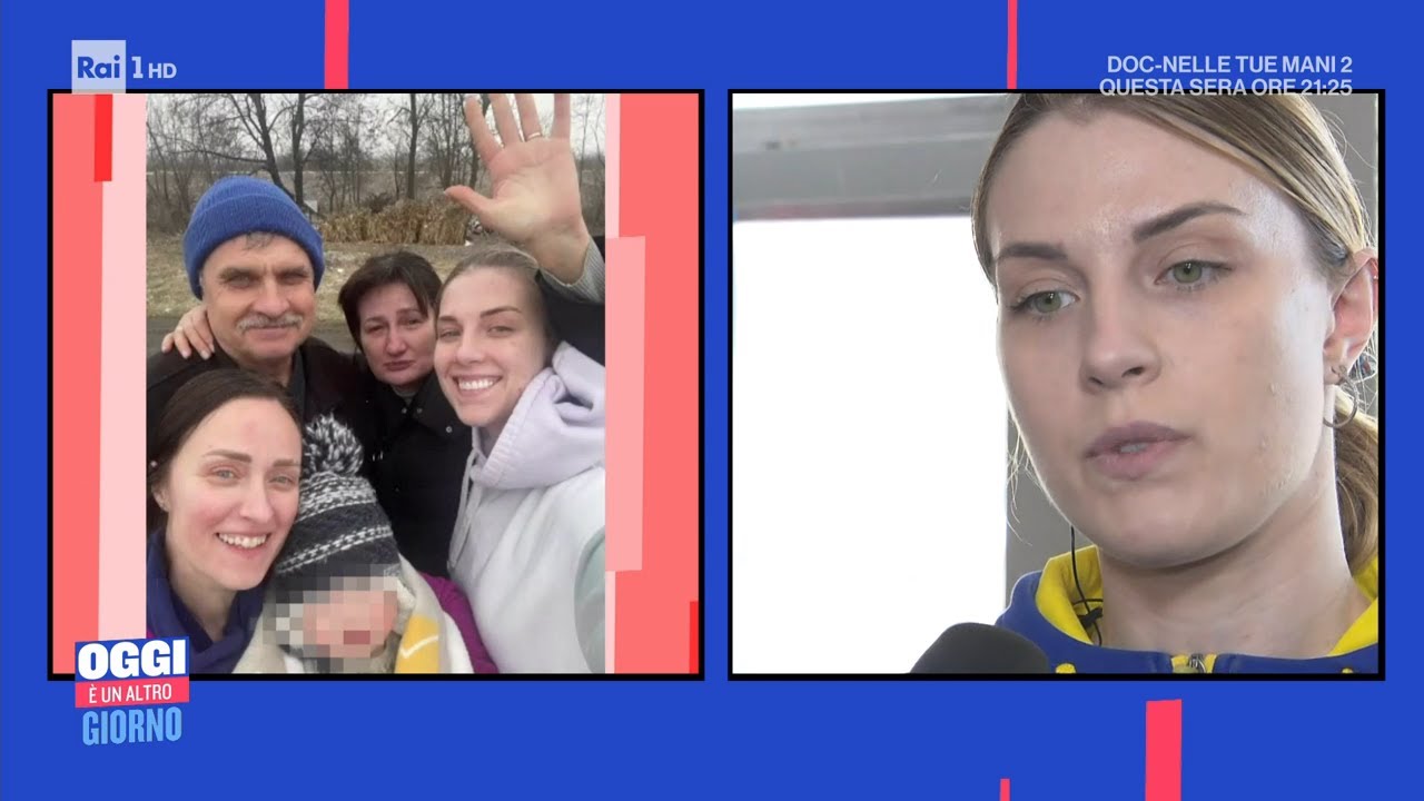 In auto dall'Italia all'Ucraina, il campione salva la fidanzata - Oggi è un altro giorno 10/03/2022