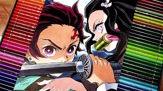 Mayara Rodrigues Drawings - INOSUKE, TANJIRO, NEZUKO, ZENITSU - Kimetsu  no Yaiba / Demon Slayer