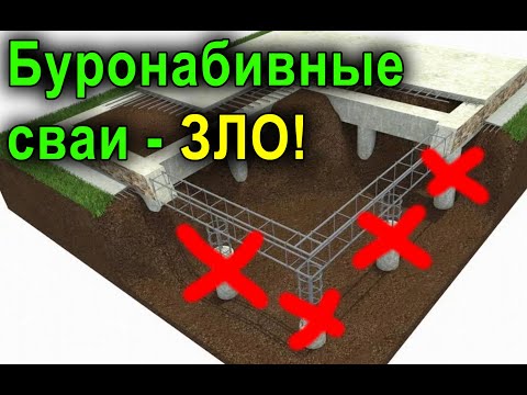 Почему буронабивные сваи - чаще зло, чем польза | Расчет и проектирование фундаментов