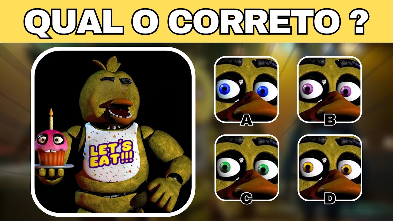 Fnaf teste de personalidade 1.0 - Quiz