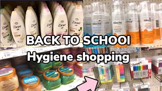 Hygiene shop with me for back to school at Target!!!