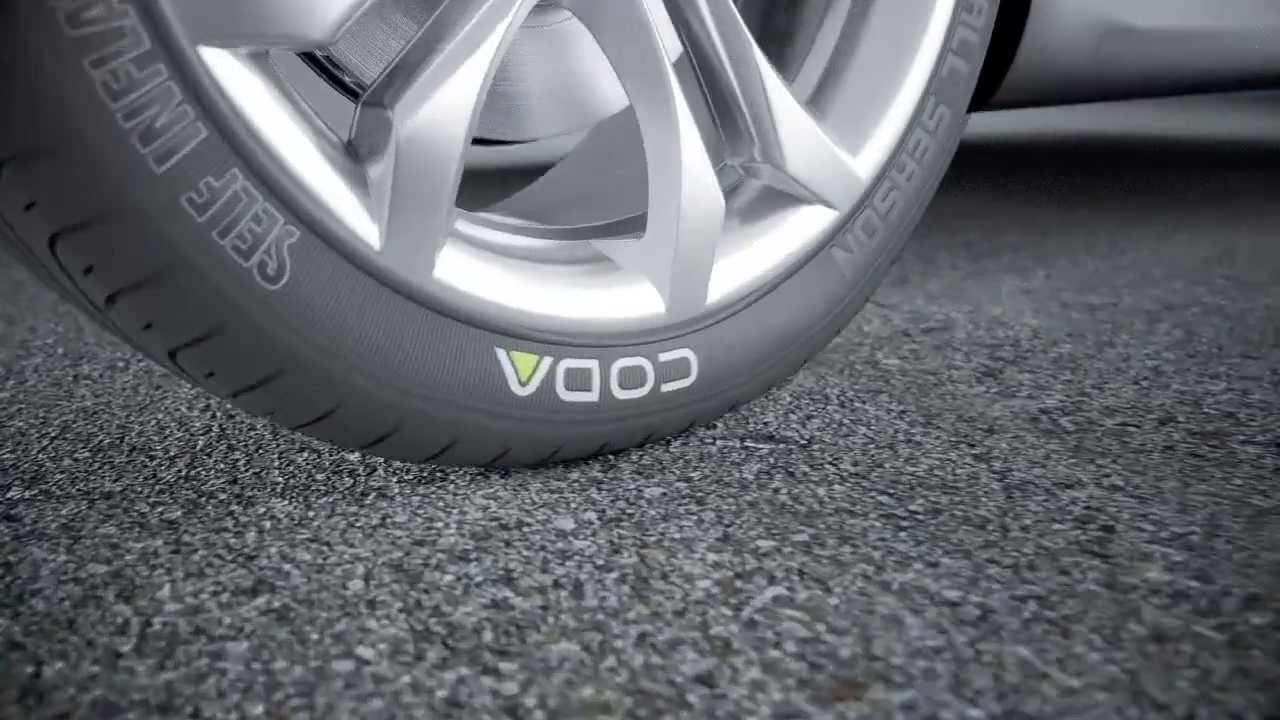 SIT SelfInflating Tire Technology by CODA Development YouTube
